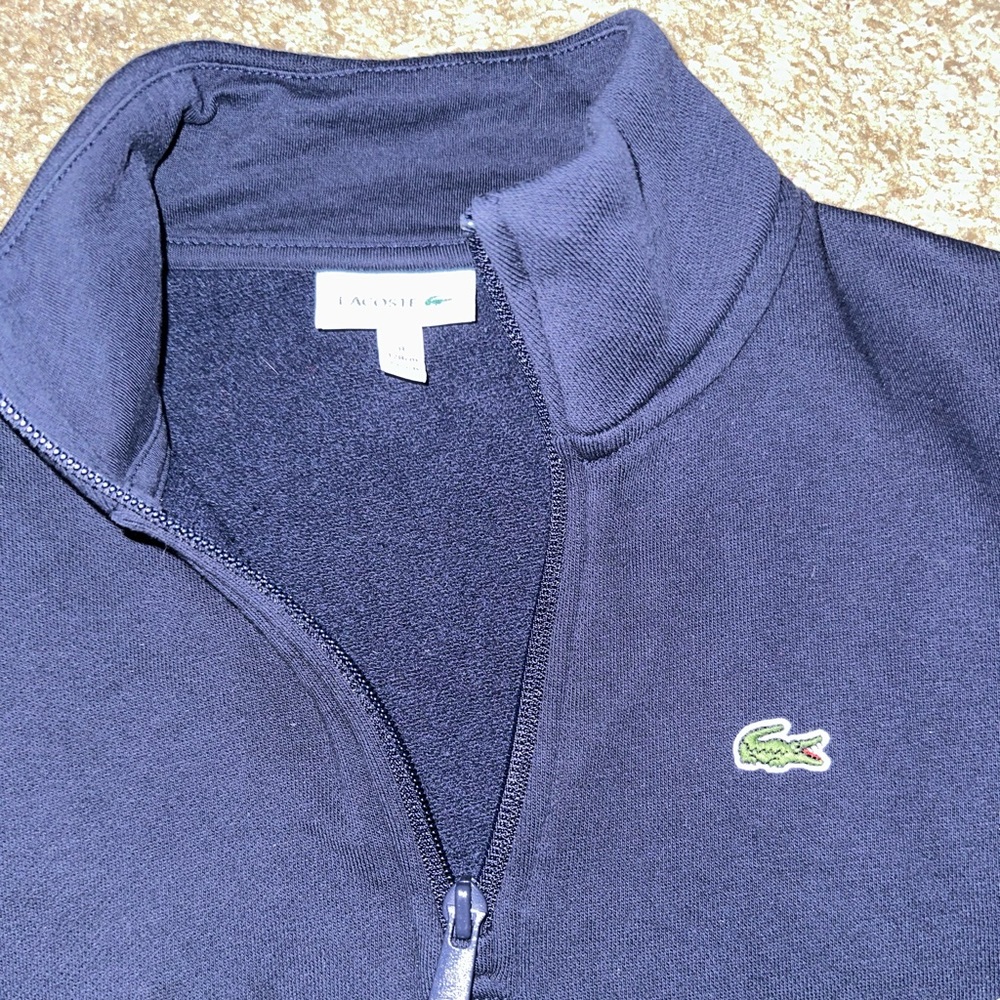 Lacoste half ship off the shoulder jacket
